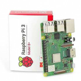 Raspberry Pi 3 modelo B CPU de cuatro núcleos a 1,2 GHz, 1 GB de RAM